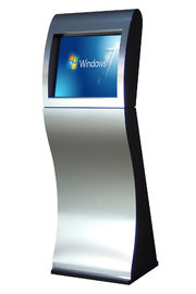 S2 touchscreen slim and sleek stainless steel kiosk terminal