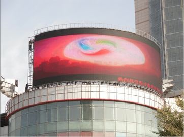 High Contrast Ratio 4000:1 P10 Flexible LED Video Display Screen for Outdoor Advertising