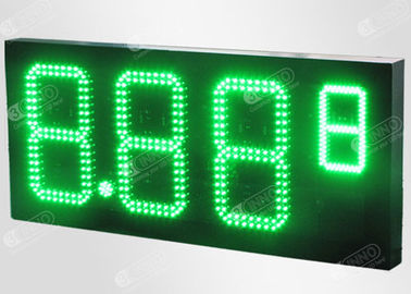 LED Digital Gas Signage IP65 and High Brightness Tricolor Number LED Display