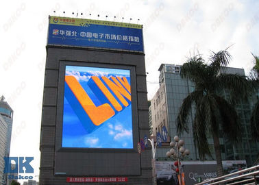 High Resolution Pixel 12mm outdoor led display board with static drive 1R1G1B