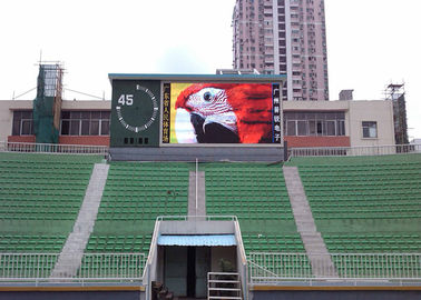 Programmable Electronic P10 Full Color Outdoor Led Display 10000 dots / m2 Density