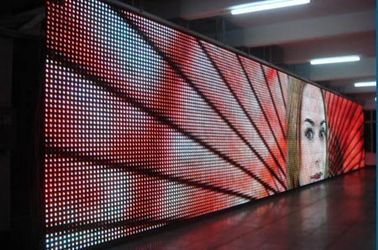 Full Color HD Flexible LED Curtain Wall P20 Outdoor LED Display Screen