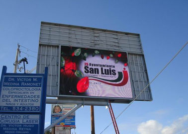 Multi Media RGB P10 street Advertising LED Display billboard Die Casting HD