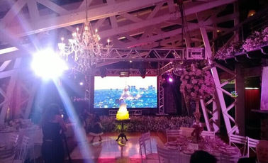 Light Weight HD P6.4mm Indoor Advertising Led Display Rental , High Structure