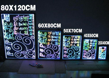 SMD LED write on board 80cm x 60cm scrolling electronic sign for retail store hotel
