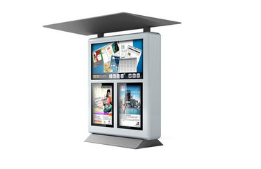 Self-service Outdoor Digital Signage Kiosk With RFID Card Reader For Bus / Gas Station
