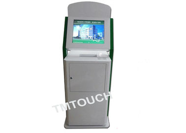 3G WIFI Interactive Touch Screen Kiosk , Health Care Web Queuing Management System