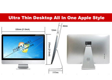 18.5 inch Ultra Slim Desktop All In One Computer With Wifi , HD Camera , DVD Driver