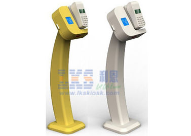 Self Service Checkout Kiosk With Barcode Scanner , POS Terminal And Loyalty Card Reader