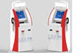 A4 Laser Printer Telekiosk Bill Acceptor Payment Kiosk , 3 Tracks USB MSR Wireless Card Reader