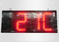 Time / Temperature LED Digital Signage Single / Dual Color Number LED Display