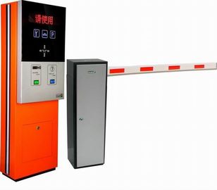Red Parking Control Terminal With IC / ID / Barcode Reader