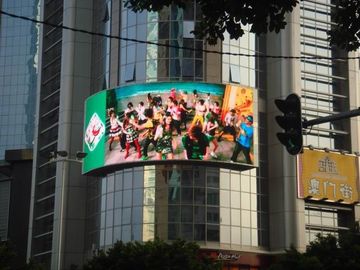 Waterproof Flexible LED Screens P12 1R1G1B For Advertising On Times Plaza