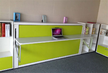 Space Saving Foldaway  Horizontal Wall Bed Single Wall Bed with Computer Table