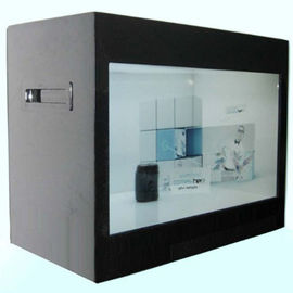 Museum 21.5" Stand Alone HD Transparent LCD Display Box / Touch Screen Kiosk