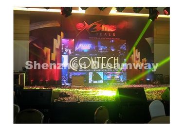 Indoor 6 mm Pixel Led Video Screen Rental Die Cast Aluminum 1/8 Scan