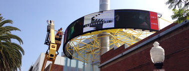 Back Service P10 Outdoor Led Display High Brightness 8000  nit / m2