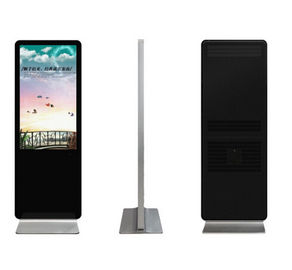 Win 7 OS Indoor LCD Digital Signage 500nits 16:9 Floor Standing LCD Kiosk