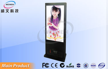 Car Exhibition HD Floor Standing Digital Signage Kiosk with Android Network 65 Inch