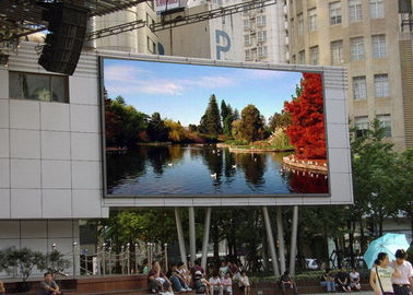Wireless Animation Video Advertising LED Display Boards multi color P12 outdoor