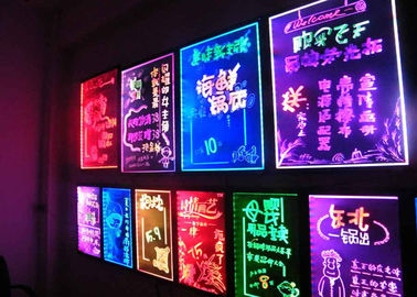 WiFi RGB illuminated LED Writing Board outdoor scrolling led sign advertising