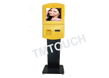 19inch Digital Signage Online Wayfinding Kiosk With Card Reader / Printer / Scanner