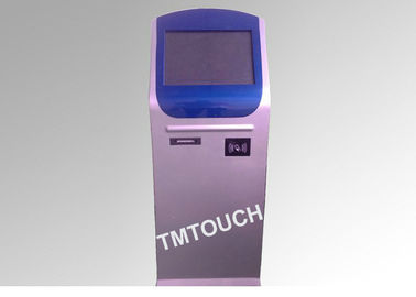 Upright Custom Interactive Information Kiosk Multi-Function with Thermal Printer Card Reader