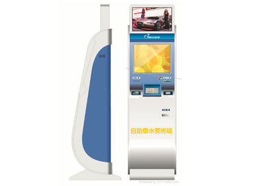 Interactive Outdoor Information Dual Screen Kiosk for Payment Wayfinding