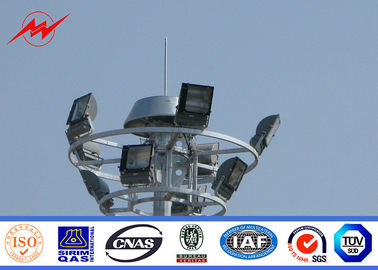 Sealing - in Outdoor Led Display Galvanized Metal Light Pole For Airport Lighting