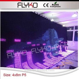 p5 high quality of LED curtain/flexible led screen/soft led displays