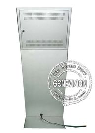 Floor Standing Kiosk Digital Signage with Newspaper Shelf