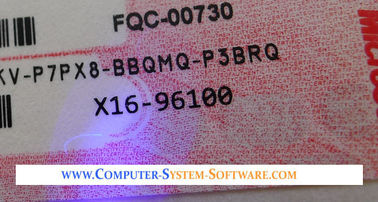 Computer label Windows 7 Pro OA OEM Sticker COA with genuine OEM Product Key