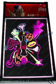 Flashing Fluorescent Led Writing Board For Restaurant Menu Advertising