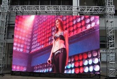 P8 Steel / Aluminum Outdoor Led Display Smd 3inl Big Viewing Angle Pixel Composition SMD 3inl