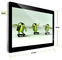32 Inch Horizontal Metal Shell LCD Monitor Digital Signage Display With Toughened Glass
