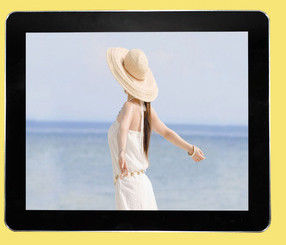 High Brightness 12" Stand Alone Digital Signage Monitor Ipad Style For Bus Station / Street
