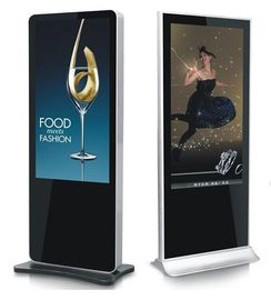 Bank Touch Screen Advertising Digital Signage 3G WIFI Floor Standing