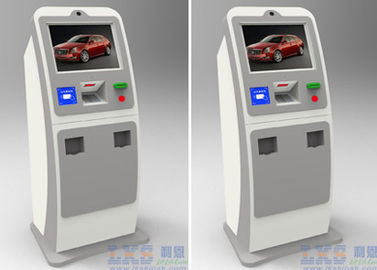 Indoor SAW / IR / Capacitive Bill Payment Kiosk Anti-vandal With QR Scanner