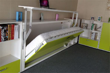 Space Saving Foldaway  Horizontal Wall Bed Single Wall Bed with Computer Table