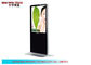 Ultrathin LCD Floor Standing Digital Signage , Ipad WIFI Signage Display
