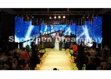 PH 6  LED Screen Rental Brushed Aluminum LED Cabinet 1/16 Scan