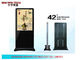 Ipad Style Super Slim 42 Inch Floor Standing Digital Signage 1920 x 1080