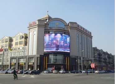 High Contrast Ratio 4000:1 P10 Flexible LED Video Display Screen for Outdoor Advertising