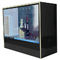 Museum 21.5&quot; Stand Alone HD Transparent LCD Display Box / Touch Screen Kiosk