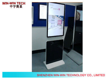 55" Thin Rotatable Standing Digital Signage For Shopping Mall Advertising