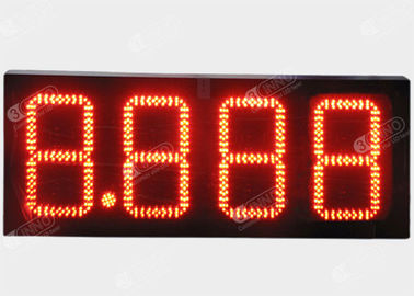 LED Digital Gas Signage IP65 and High Brightness Tricolor Number LED Display