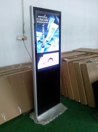 Floor Standing HD Digital Signage Kiosk 46 Inch , Digital Display Board  Totem