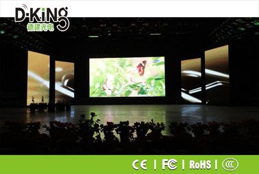 IP65 P4 Indoor Advertising LED Display / Inlaid Electronic Led Video Wall Display