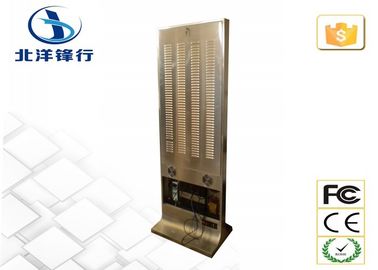 Stainless Steel Network LED Digital Signage Kiosk 46" For Restaurant