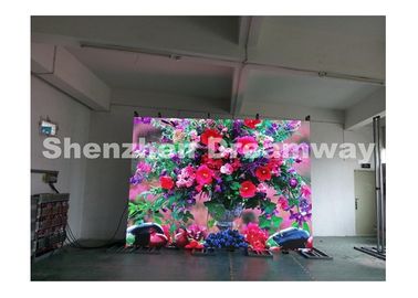 P6 Indoor LED Screen Rental , Steel Cabinet Led Rental With 96 x 96 dots